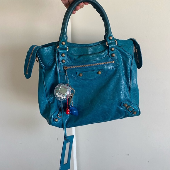 Teal authentic balenciaga citybag - Picture 1 of 8